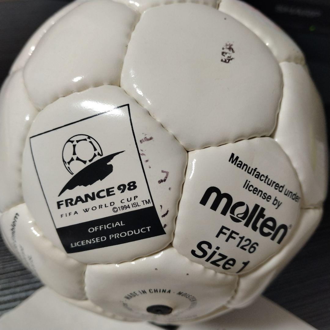 FRANCE 98 FIFA WORLD CUP サッカーボール サイン入り 1998年フランス