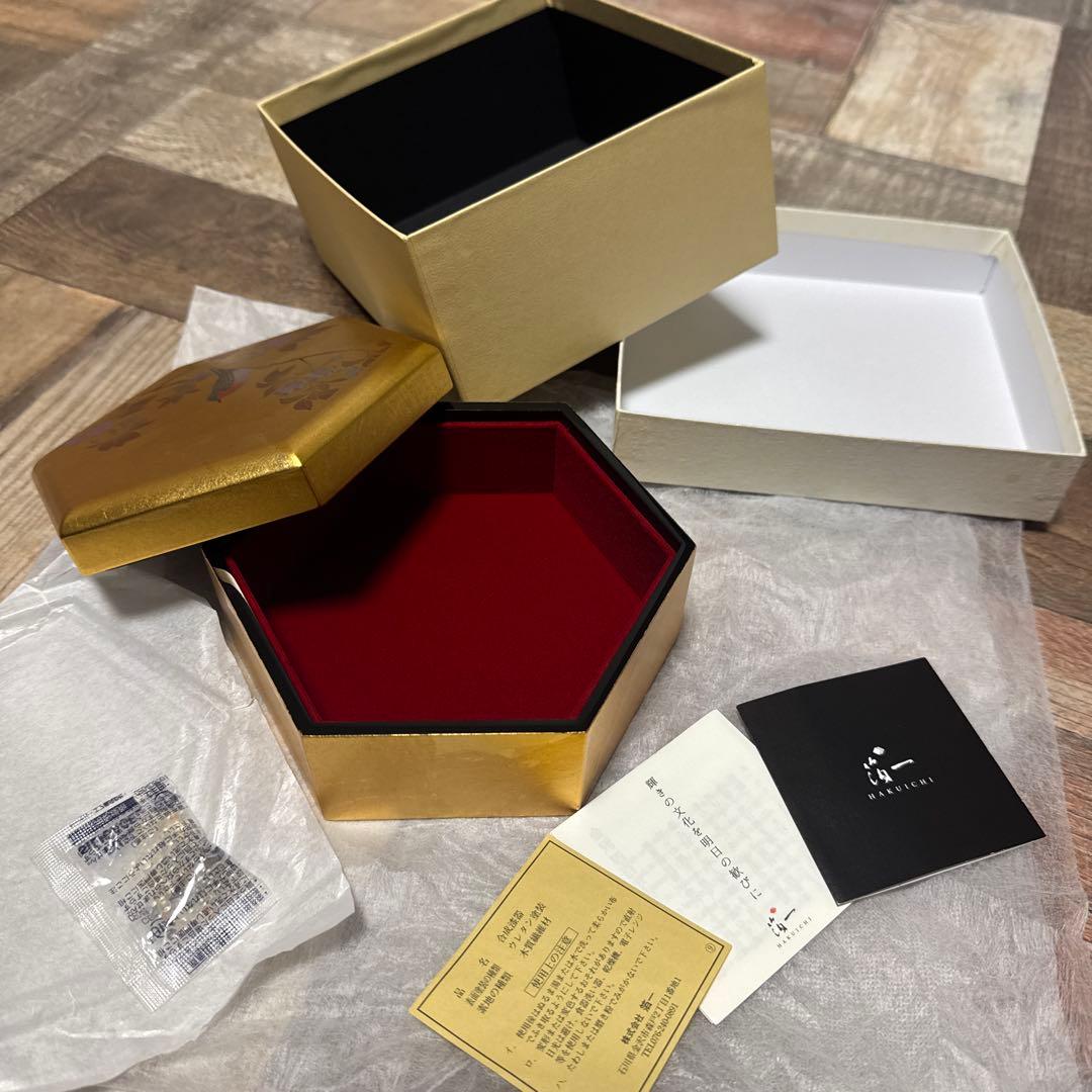 箔一 花見鳥 小箱 箔一 hakuichi 金箔 金沢箔 金沢 工芸品 花見鳥 小箱