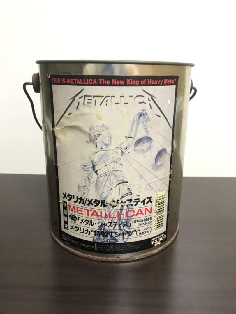 ☆希少レア メタリ缶 METALLI CAN メタリカ メタル ジャスティス
