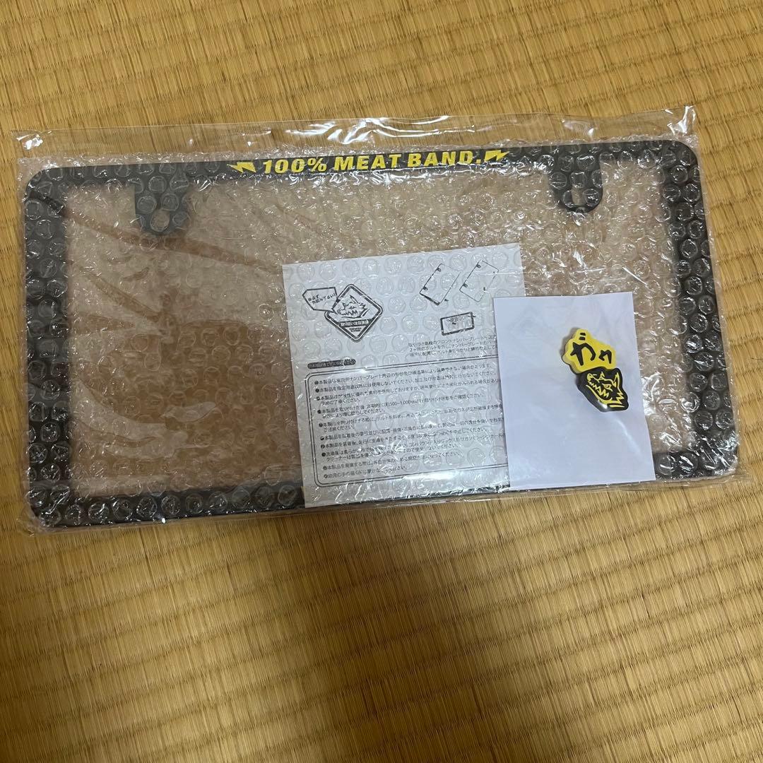 マンウィズ グッズ ナンバープレートフレーム & ボルトカバー 新品未