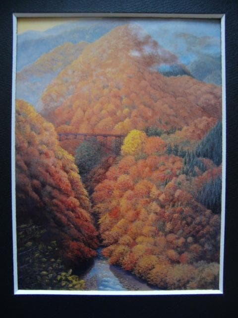 原田満佐子【映照】希少画集画、状態良好、新品高級額装付