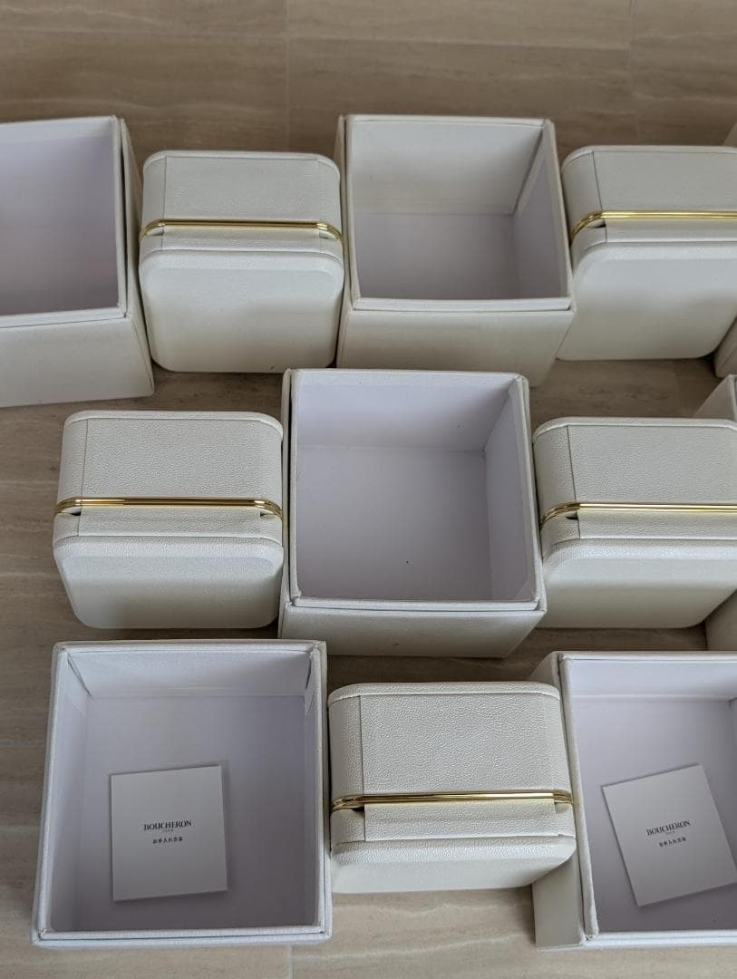 まとめ売り Boucheron ブシュロン ネックレス リング 空箱 ボックス