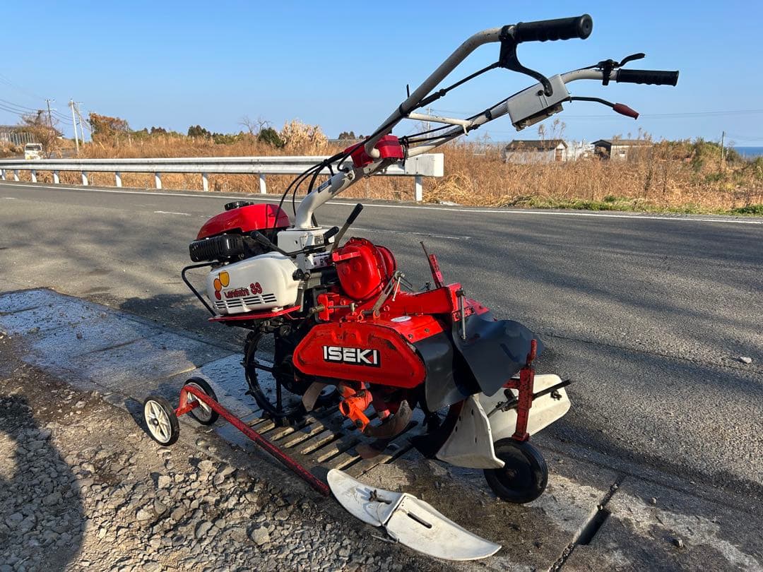 宮崎 イセキ 管理機 畝立て KC33 耕運機 3.5馬力 畝上げ 溝掘り - メルカリ
