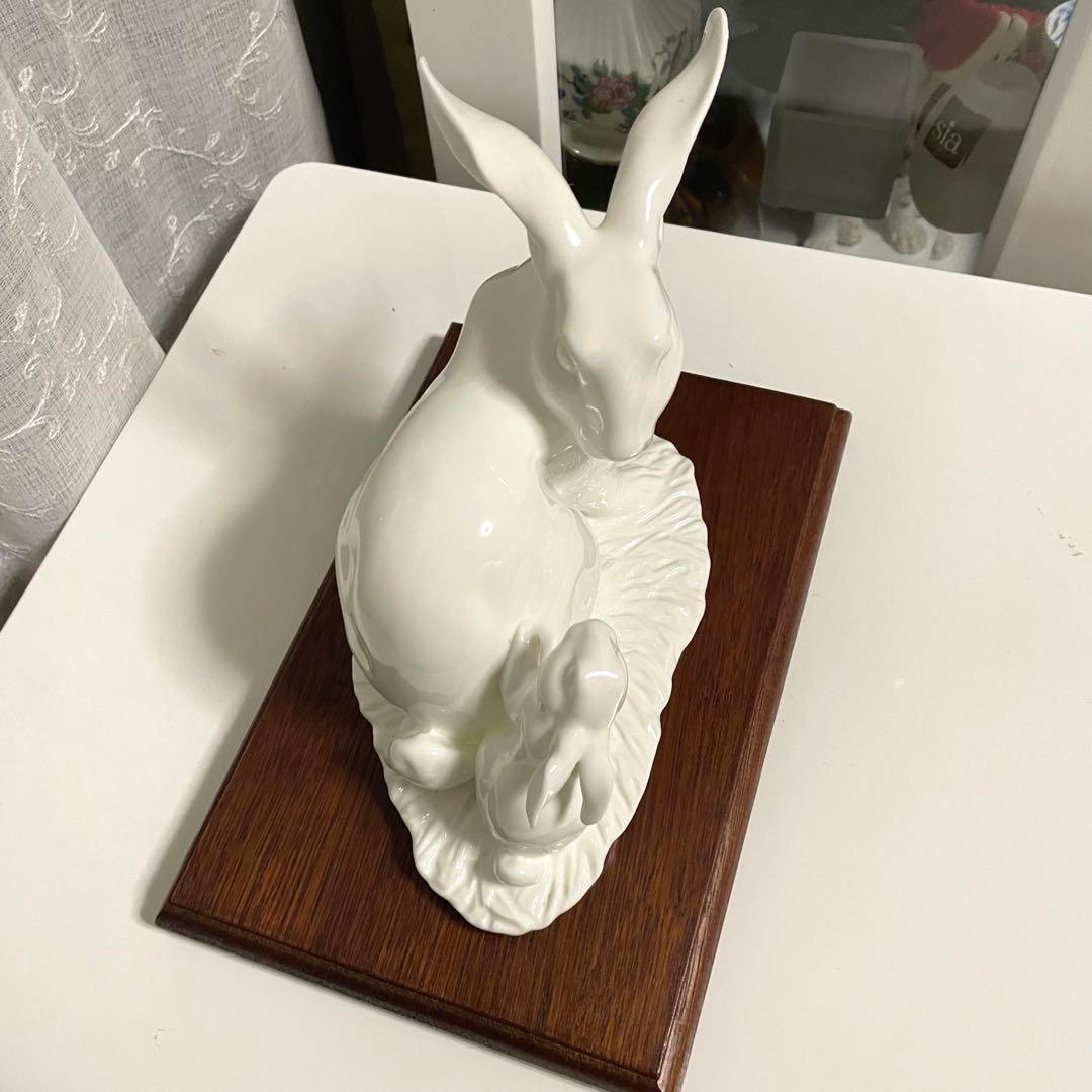 希少品 Noritake Studio Collection 置物 白磁 うさぎ - メルカリ