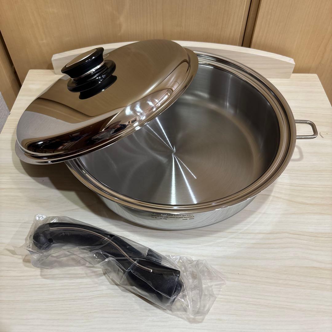 ganguroko様専用❣️新品サラダマスター鍋 スキレットM ハンドル2個付