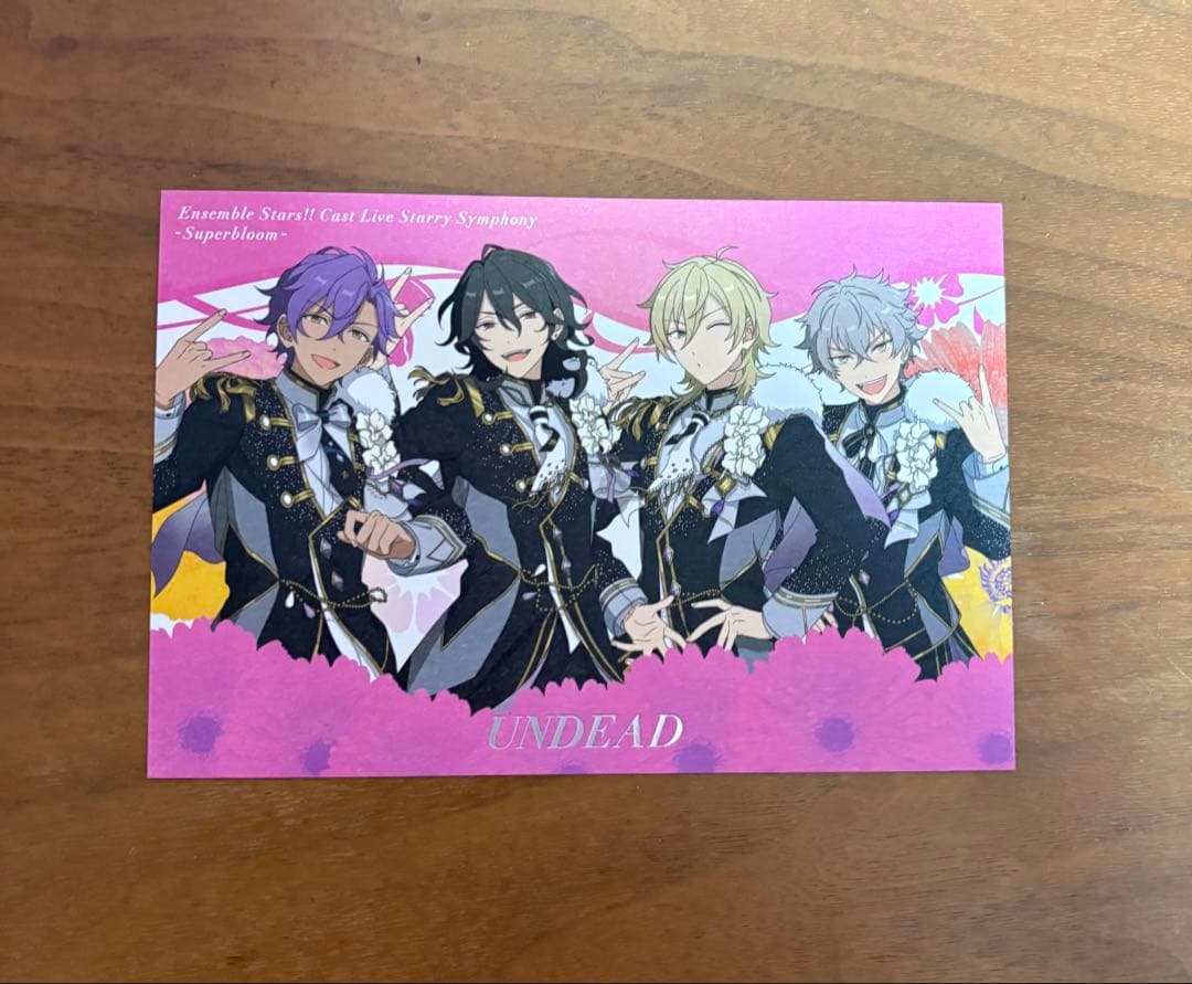 あんスタ スタフォニ4th UNDEAD ポストカ ード ライビュ特典 - メルカリ