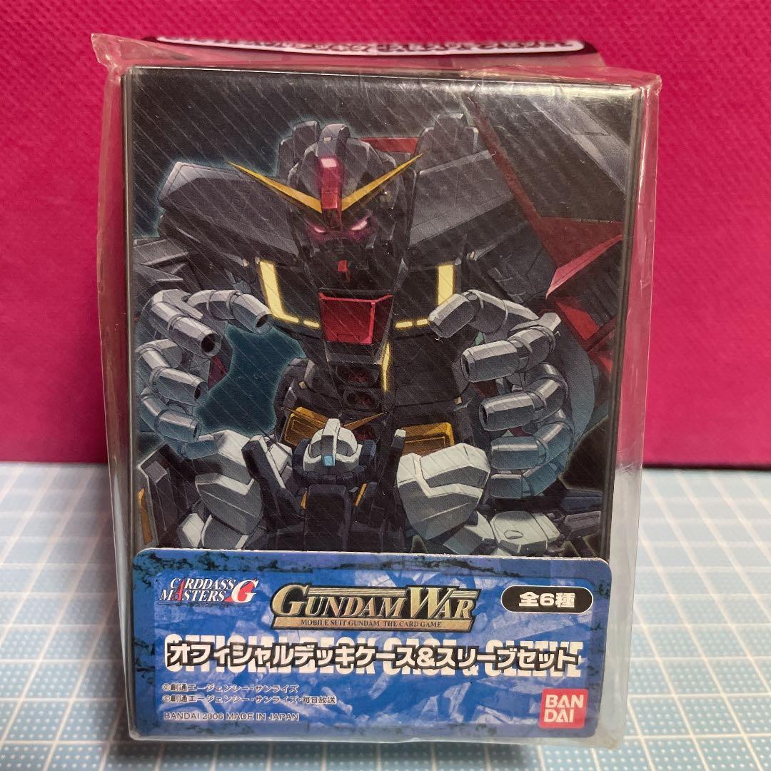 ガンダムウォー デッキケース&スリーブセット BLACK SET - メルカリ
