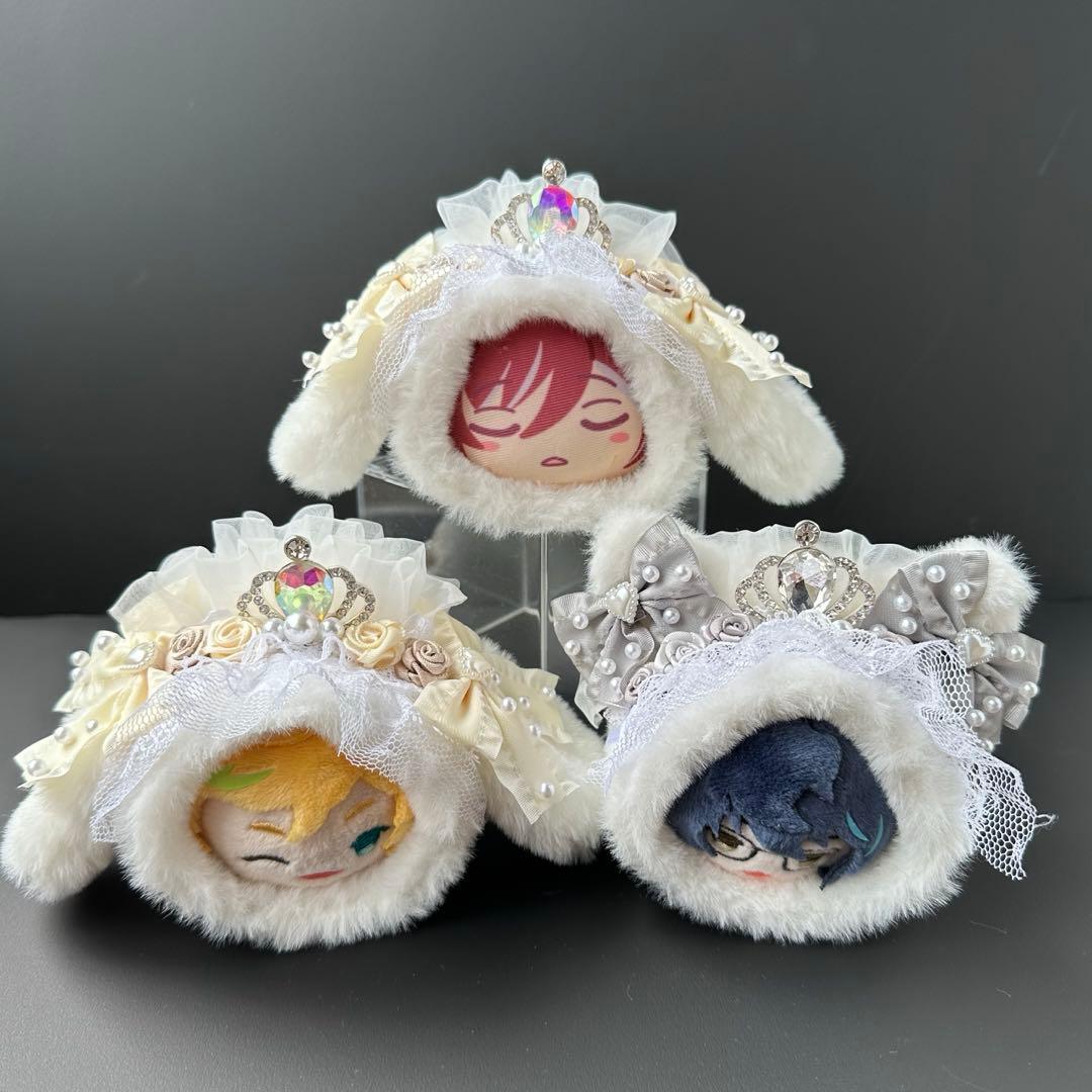 もちマス おまんじゅう 着ぐるみ ぬい服 たれみみうさぎ ねこみみ