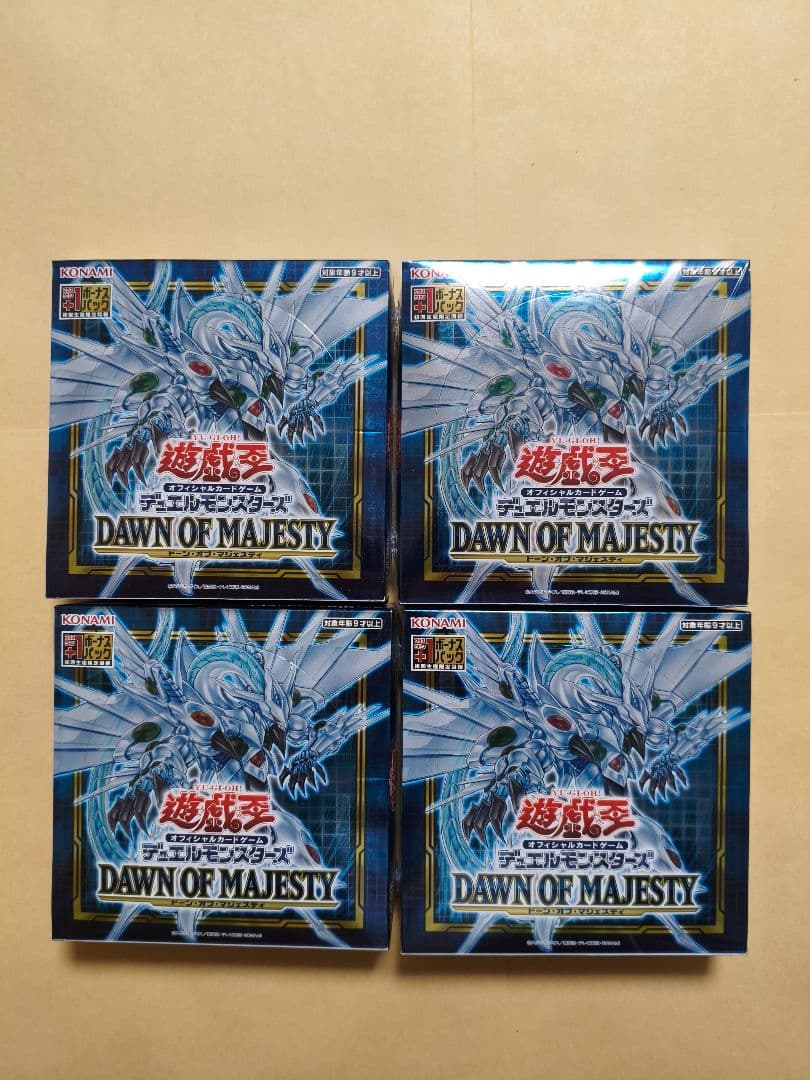 4BOX 遊戯王OCG ドーンオブマジェスティ DAWN OF MAJESTY - メルカリ