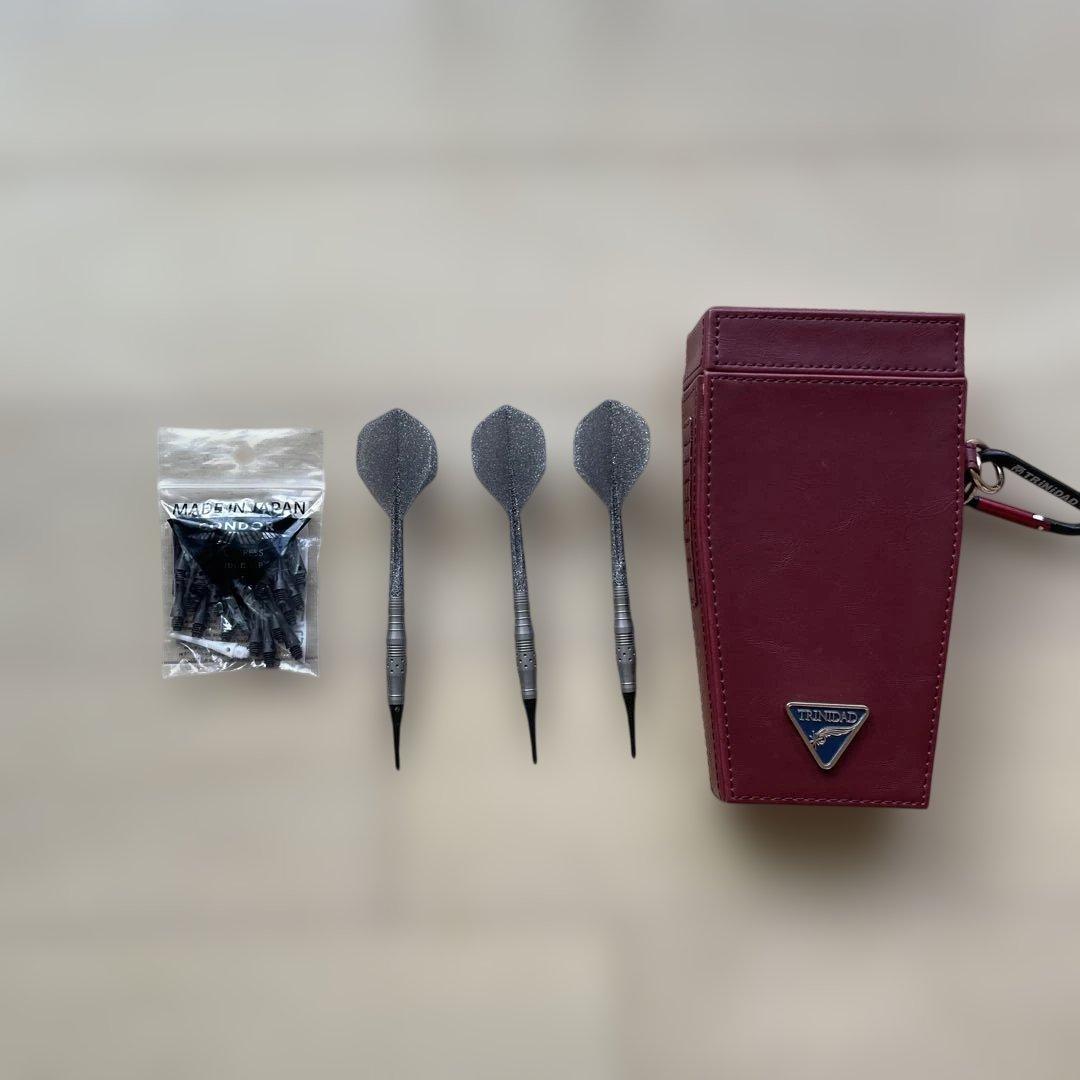 TRINIDAD ダーツセット バーガンディ ダーツセット TRiNiDAD CONDOR 正津貴之選手セット WING SLIM COTTO2