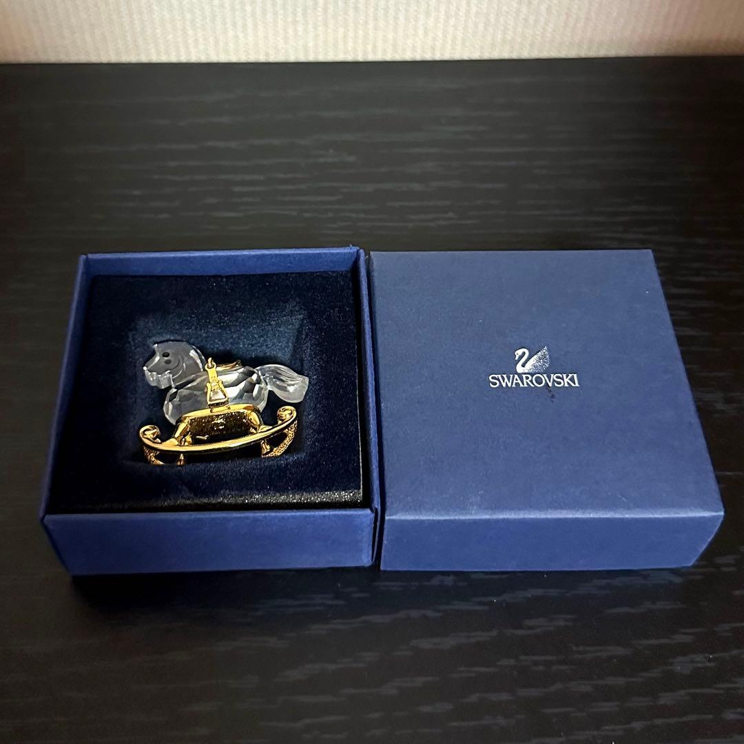 Swarovski スワロフスキー ロッキングホース クリスタル 置物 - メルカリ