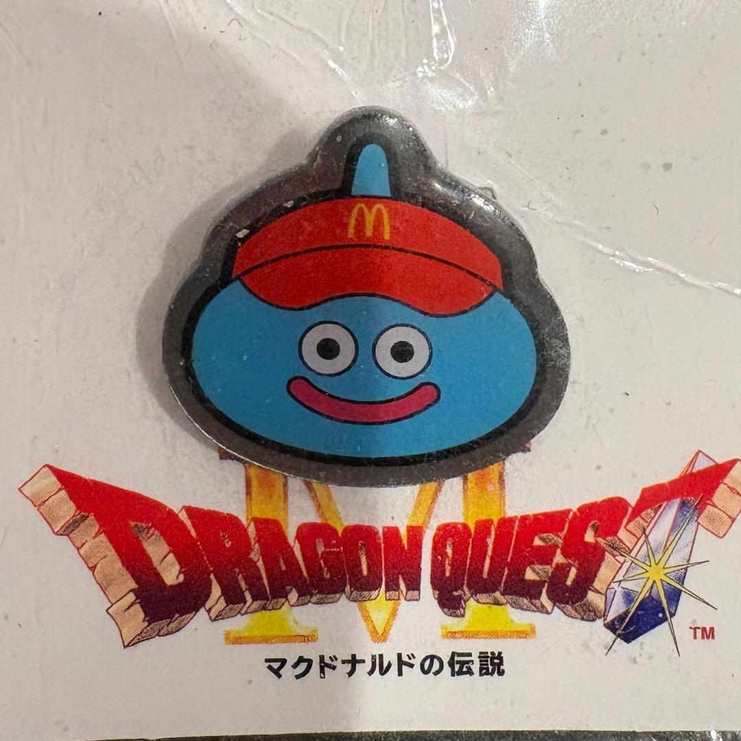 ドラクエ×マクドナルド コラボ スライム ピンバッジ 非売品 限定グッズ