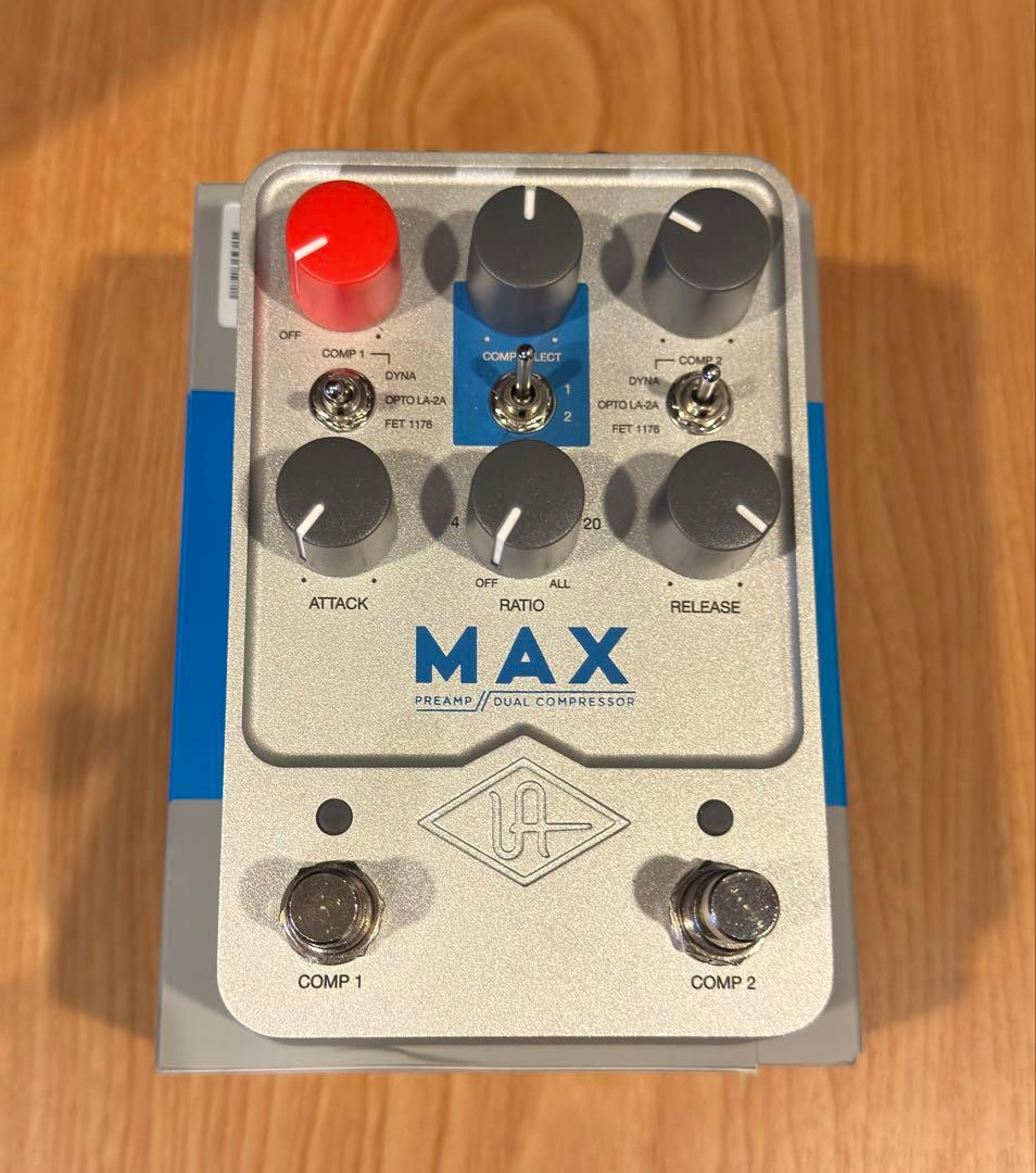 ギター UAFX MAX PREAMP DUAL COMPRESSOR UNIVERSAL AUDIO ユニバーサルオーディオ UAFX MAX Preamp & Dual