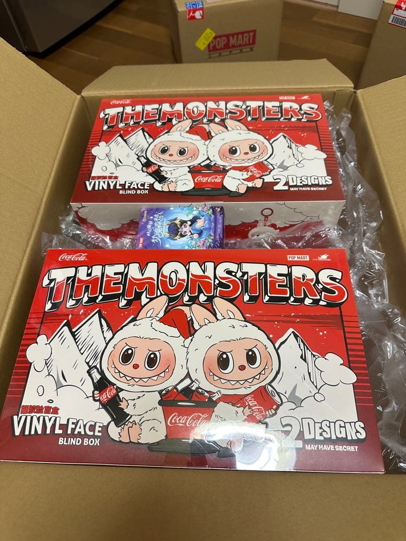 THE MONSTERS コカ・コーラ シリーズ ぬいぐるみ[２個セット＋プレ] POPMART ザ モンスターズ (ラブブ) コカ・コーラ シリーズ ぬいぐるみ