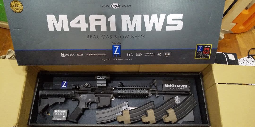 東京マルイ M4A1 MWS ガスブロ 予備マグ ライラクス PTS 東京マルイ M4A1 MWS ガスブローバック