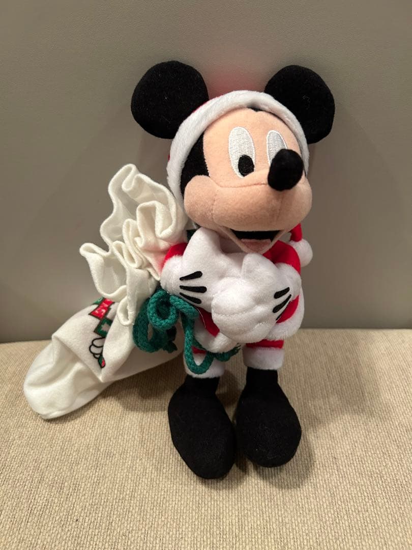 ディズニー ミッキーマウス クリスマスぬいぐるみ 2003年 - メルカリ