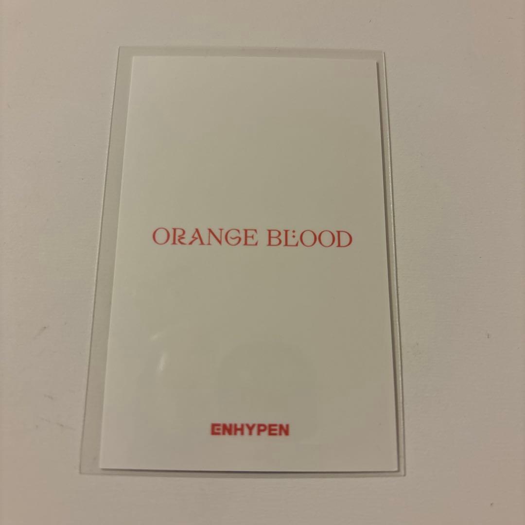 ENHYPEN ORANGE BLOOD 抽選イベントトレカ ジェイク - メルカリ