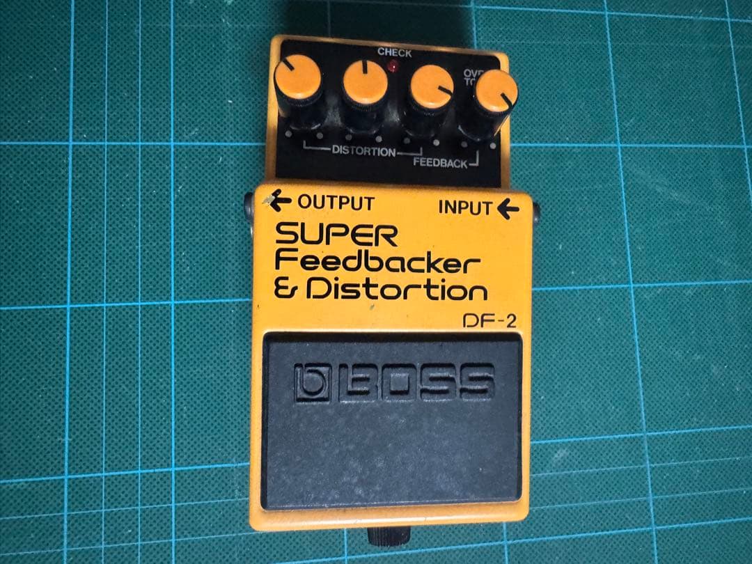 ギター BOSS DF-2 SUPER FEEDBACKER & DISTORTION DF-2 SUPER Distortion & Feedbacker (JAPAN/Early Model)
