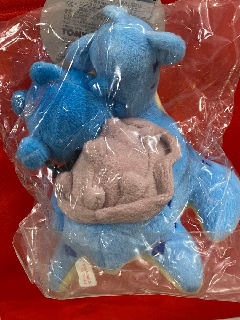 新品未使用】絶版ポケペアぬいぐるみラプラス&マリル未開封タグ付未