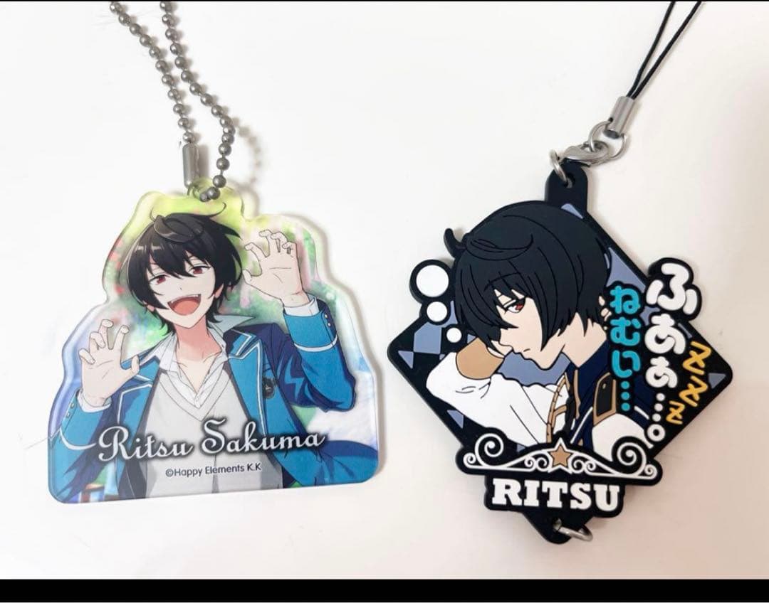 あんスタ 朔間凛月 セリフラバーストラップ＆アクリルキーホルダー