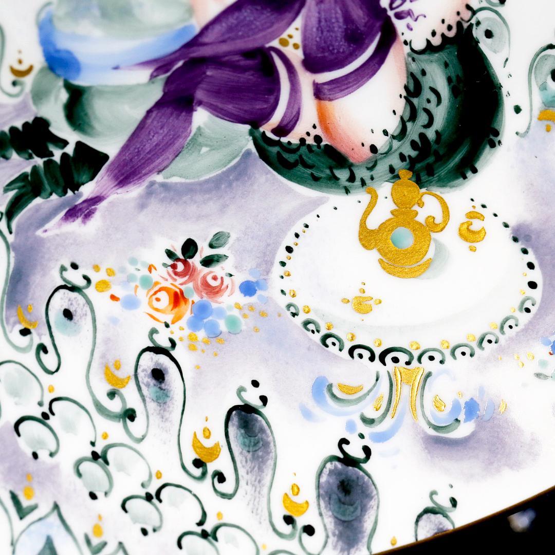 レア極美品】マイセン アラビアンナイト 千夜一夜物語 オーバル