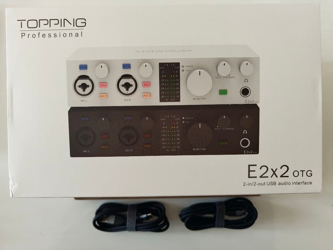 Topping E2x2 OTG オーディオインターフェイス Amazon.com: TOPPING E2x2 OTG USB Audio Interface - Ultra-Linear