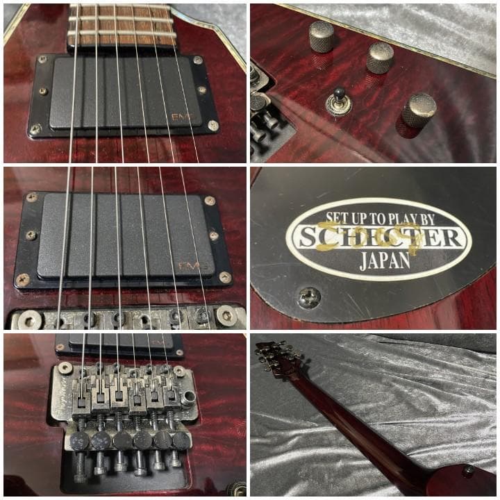 希少生産完了モデル Schecter AD-V-1-FR EMGピックアップ搭載 - メルカリ