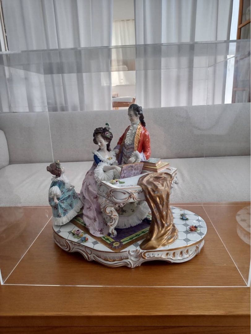陶器人形 特大 ドレスデン フィギュリン ドイツ フォルクシュテット