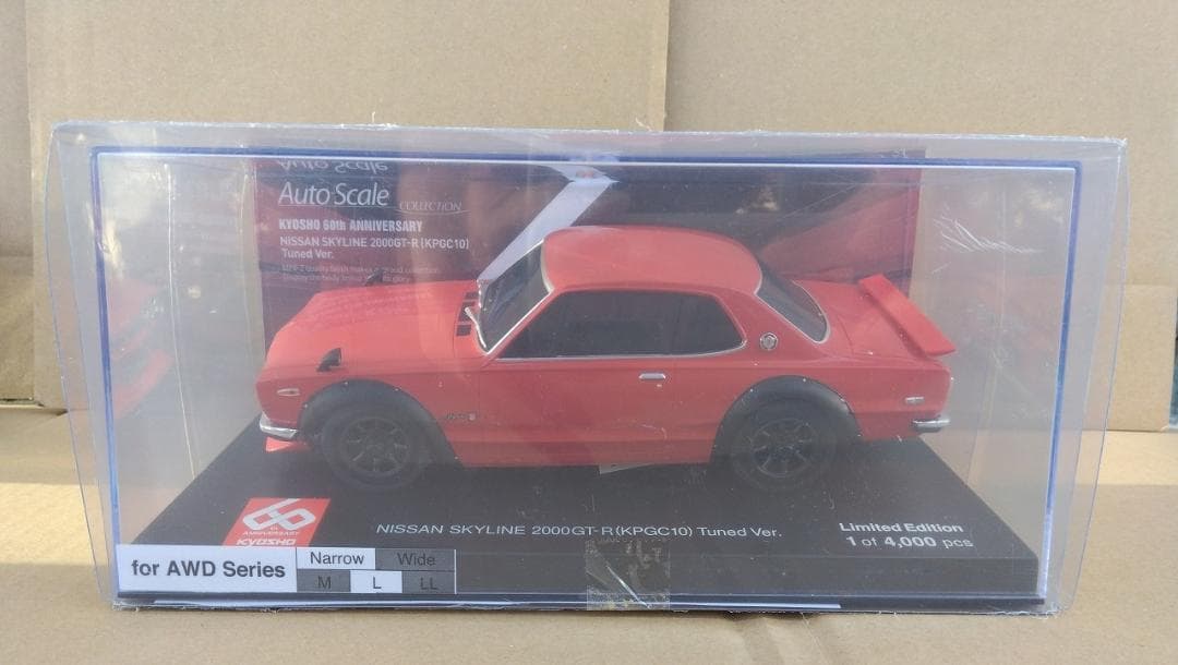 限定品京商ミニッツASC日産スカイライン2000GT-Rレッドハコスカ赤GTR 京商 MINI-Z 京商60th限定 スカイライン 2000GT-R レッド MZP466R60