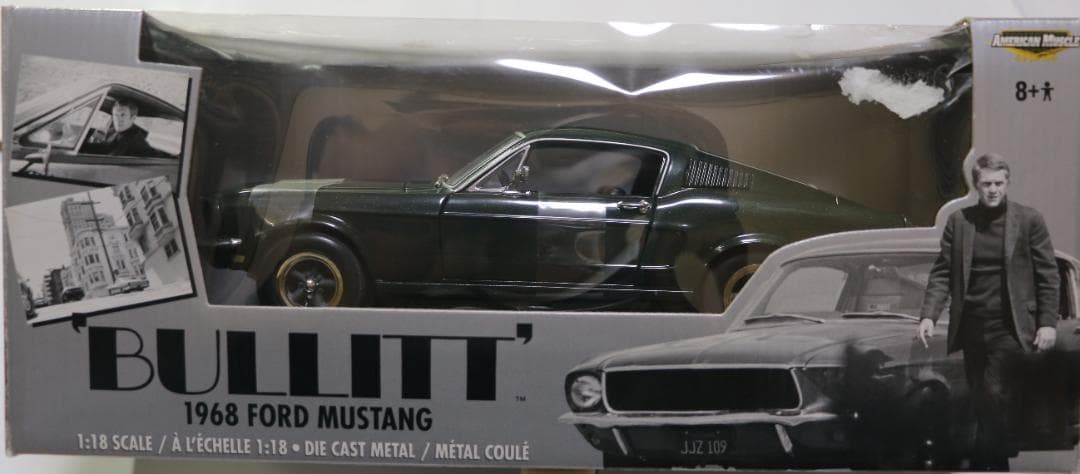 希少AMERICAN MUSCLE　映画ブリット劇中車　ムスタングＧＴ　１／１８ 映画「ブリット」を模型で再現〜畔蒜幸雄 - カー・アンド・ドライバー