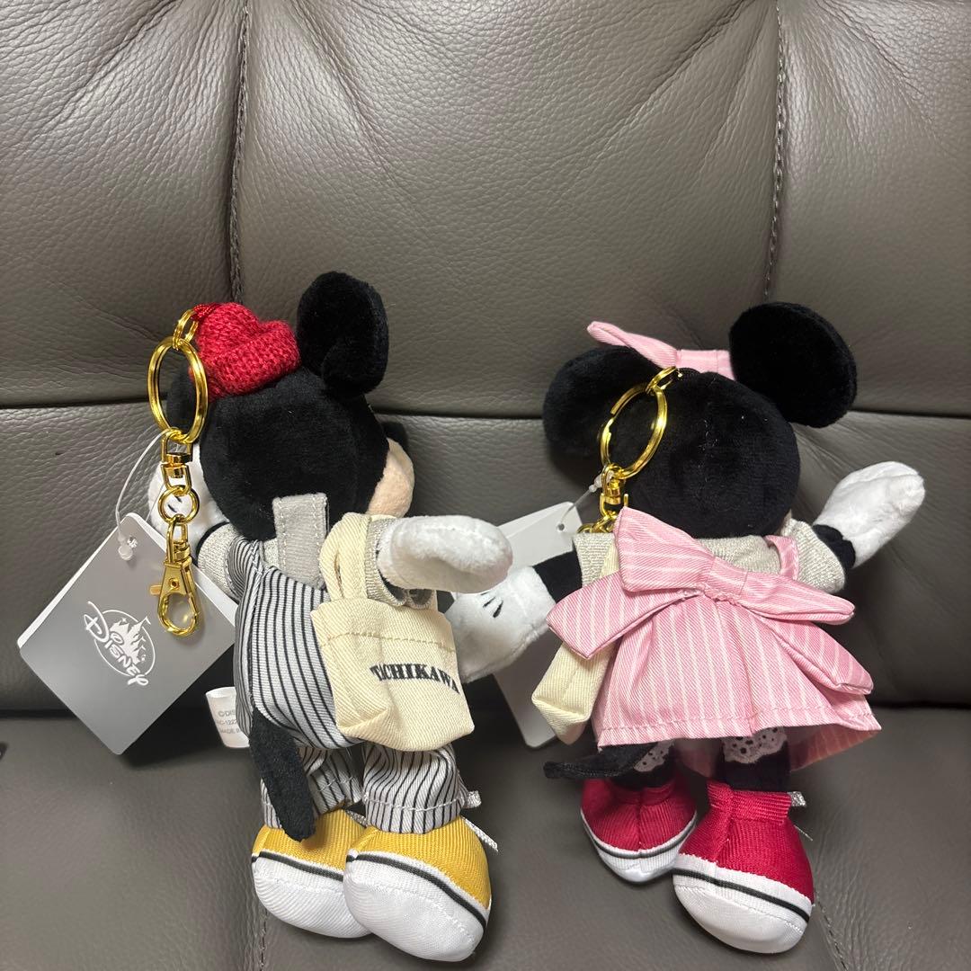 ディズニーストア 立川限定 ぬいぐるみキーチェーン ミッキー ミニー