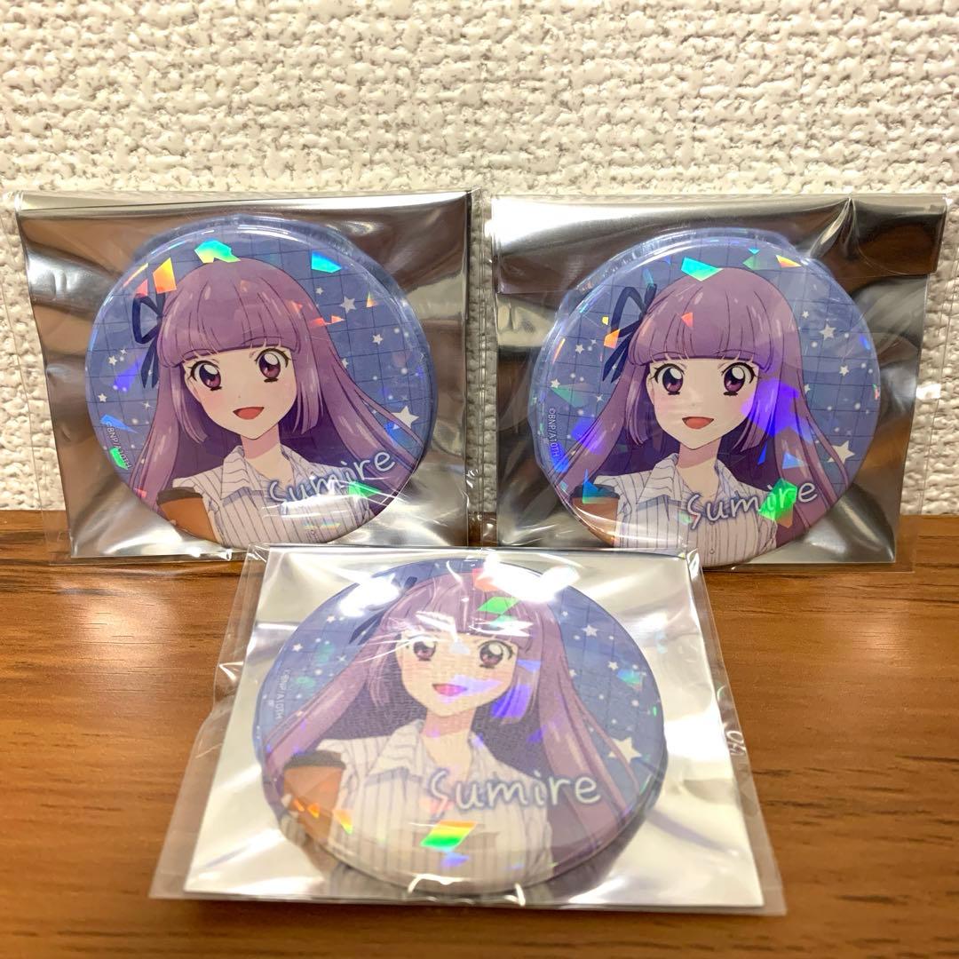 アイカツ！』 東京キャラクターストリート ホログラム缶バッジ 氷上