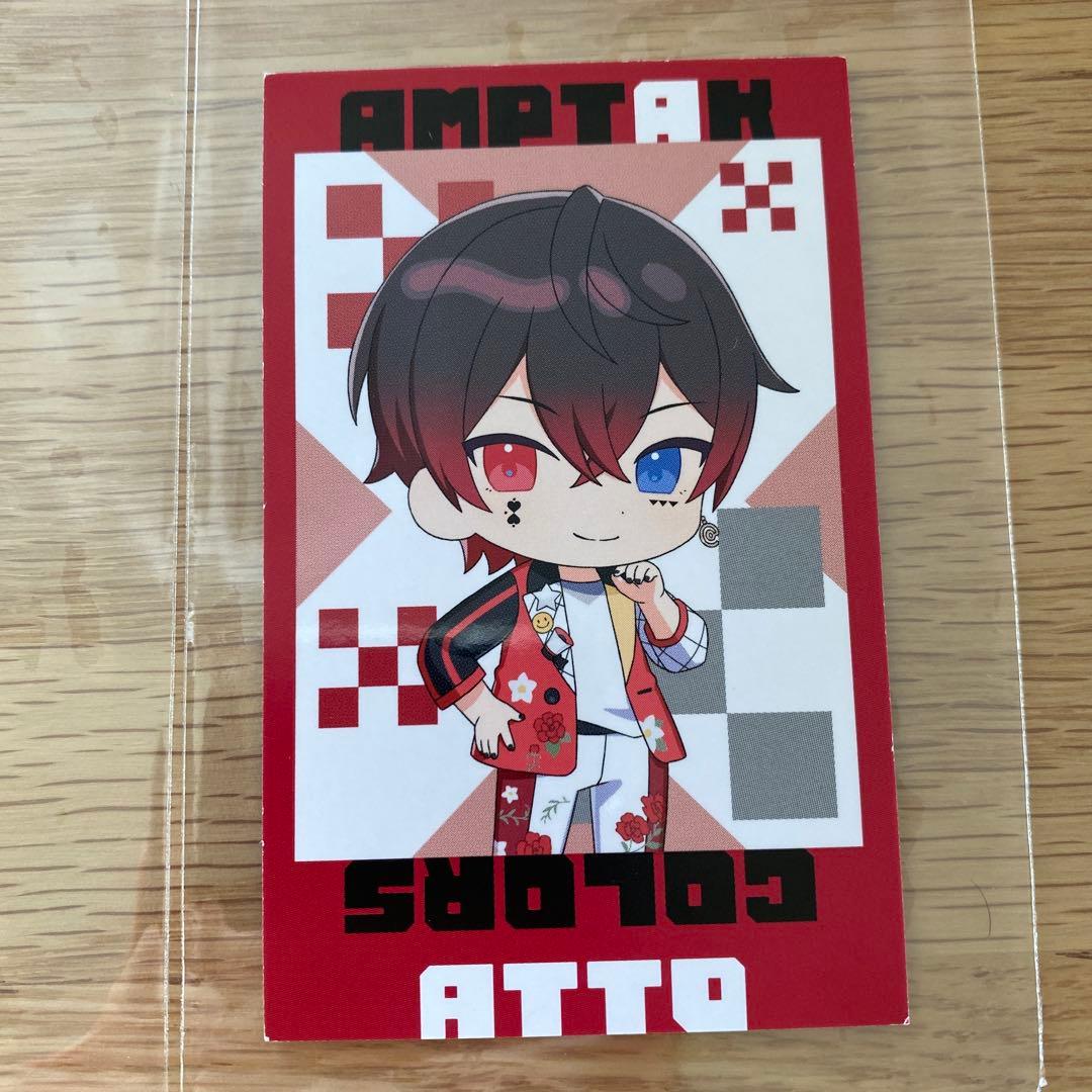 アンプタックカラーズ チェキ風カード あっとくん 全員デフォ - メルカリ