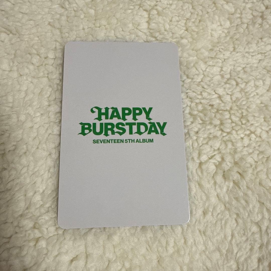 SEVENTEEN HAPPY BURSTDAY 中華 一直娯 ミンハオ トレカ - メルカリ