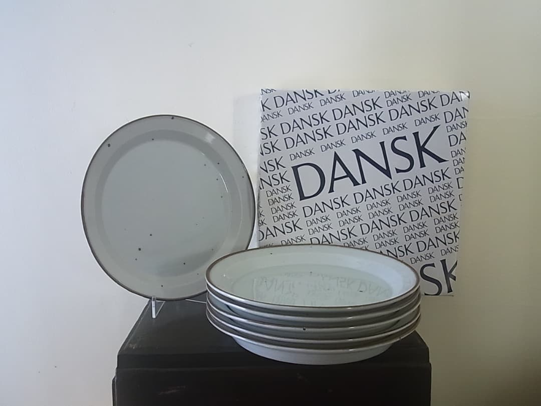 DANSK　ダンスク　北欧デザイン　２６cmプレート　皿　６枚セット DANSK（ダンスク） ディナープレート 26.5cm ビストロ 洋食器 （ 北欧
