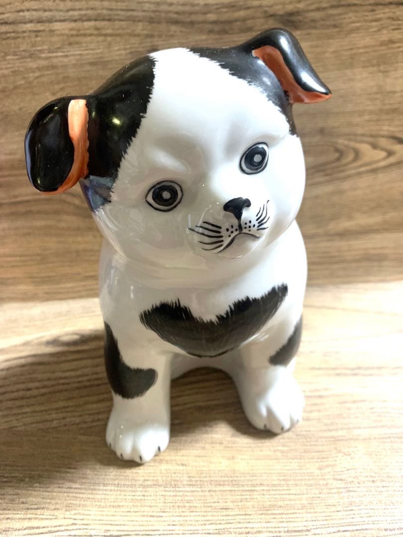 昭和レトロ 九谷焼 長峰 犬の置物 希少 激レア ヴィンテージ品 - メルカリ