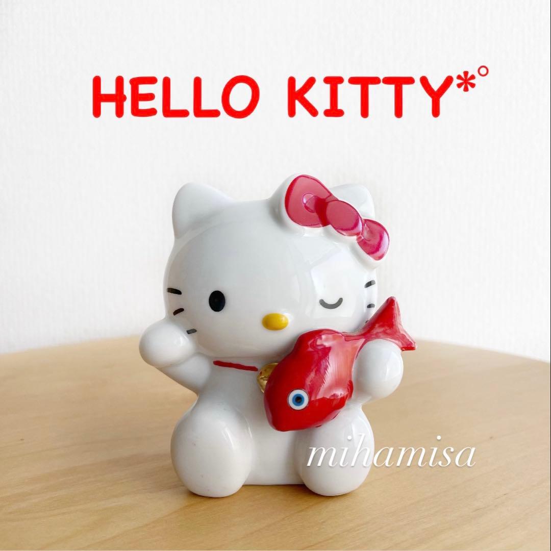 ハローキティ キティちゃん ☆ 貯金箱 招き猫 七福神恵比寿様 鯛 レア