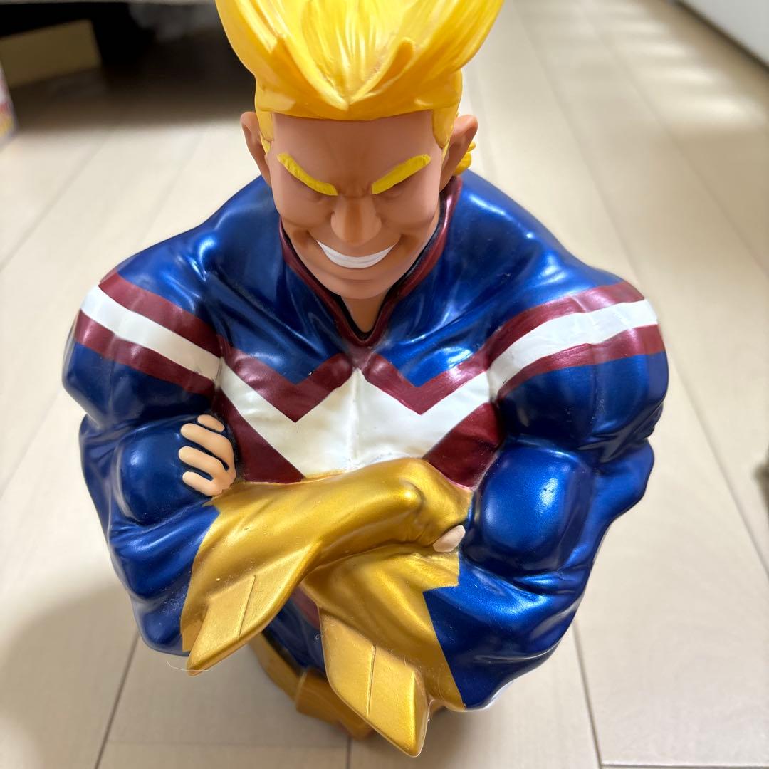 貯金箱 オールマイト 僕のヒーローアカデミア フィギュア ジャンプ
