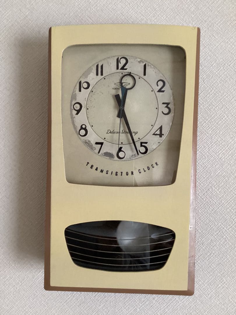 Tokyo clock(東京時計製造)トランジスター振り子時計 昭和30年代