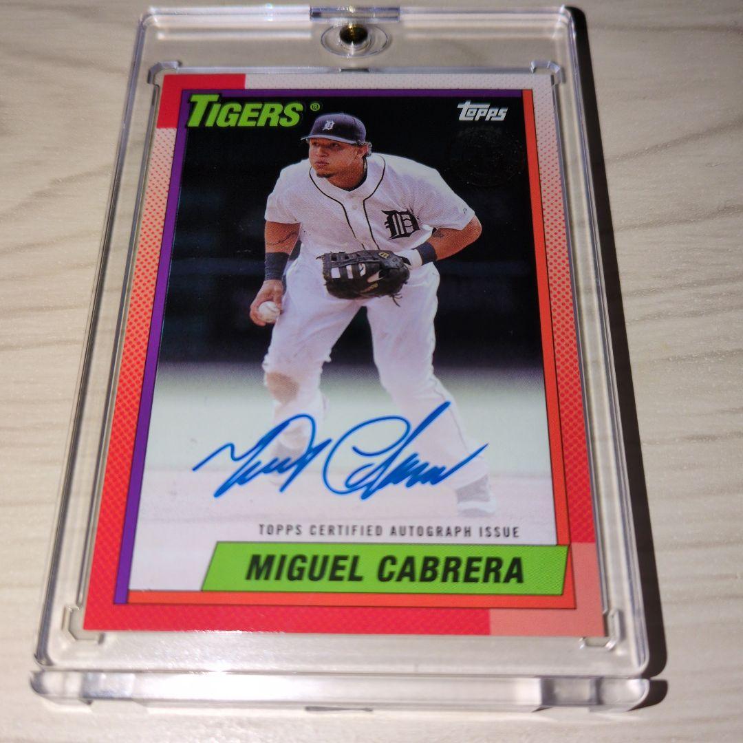 2025 Topps ミゲル・カブレラ 直筆サイン 1990デザイン 10シリ - メルカリ