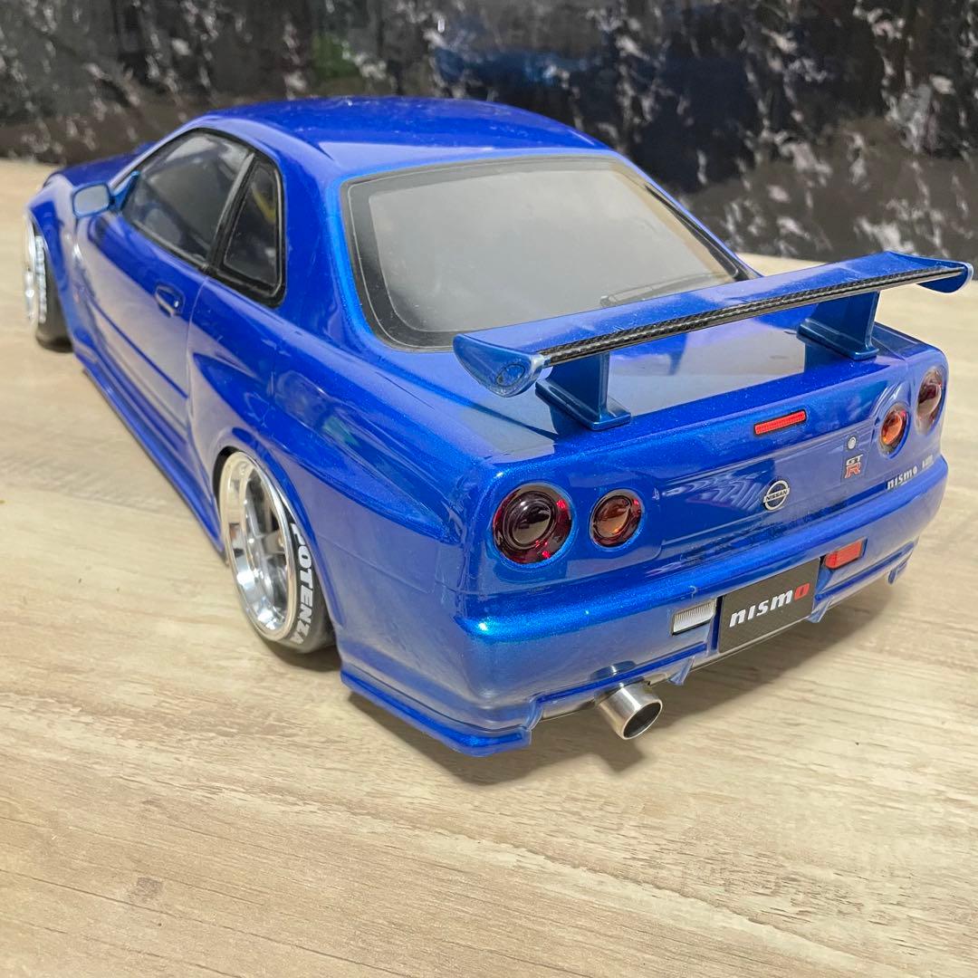 タミヤ 日産 スカイラインgt-r r34 1/10 ラジコンボディ yd-2 - メルカリ
