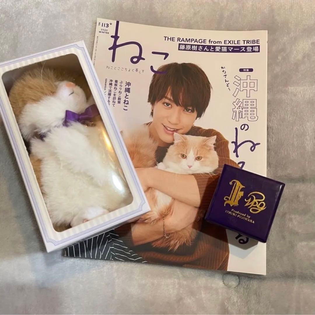 藤原樹 雑誌 マースぬいぐるみ ネックレス ライブグッズ THE RAMPAGE