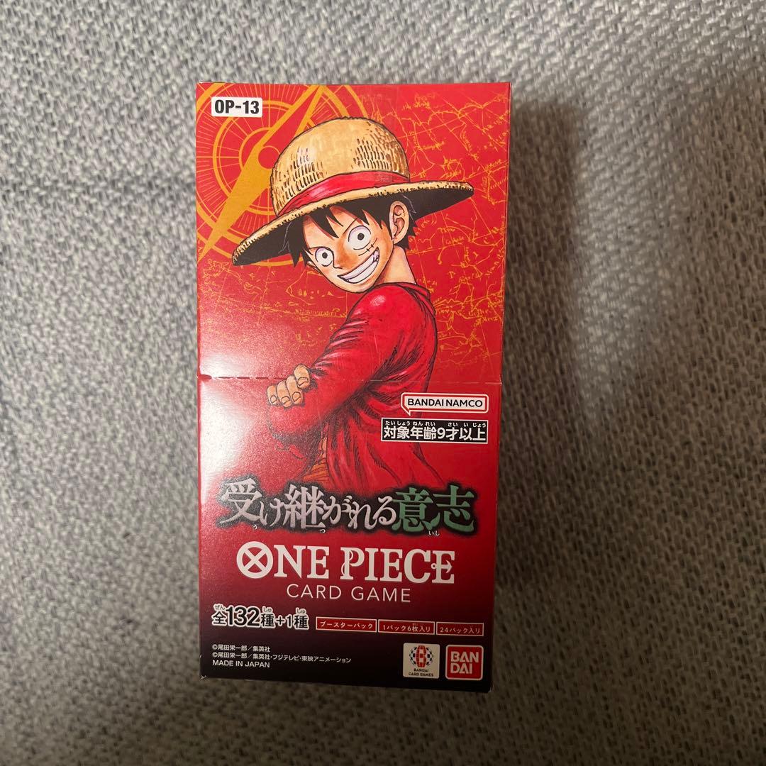 ONE PIECE CARD GAME OP-13 1ボックステープ付き ONE PIECE CARD GAME OP-13 CARRYING ON HIS WILL Booster BOX