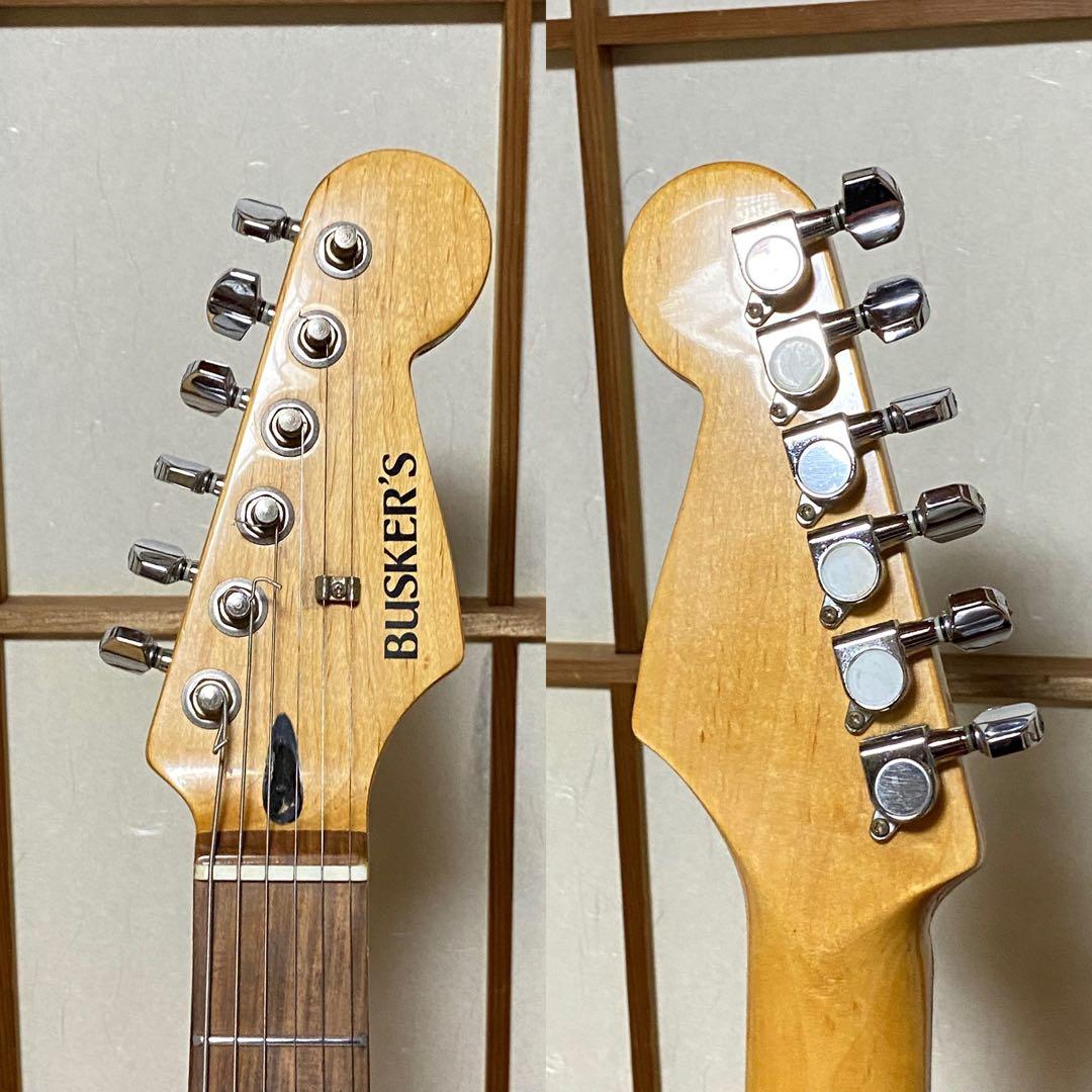 美品】BUSKER'S バスカーズ ストラトキャスター 赤 エレキギター 入門