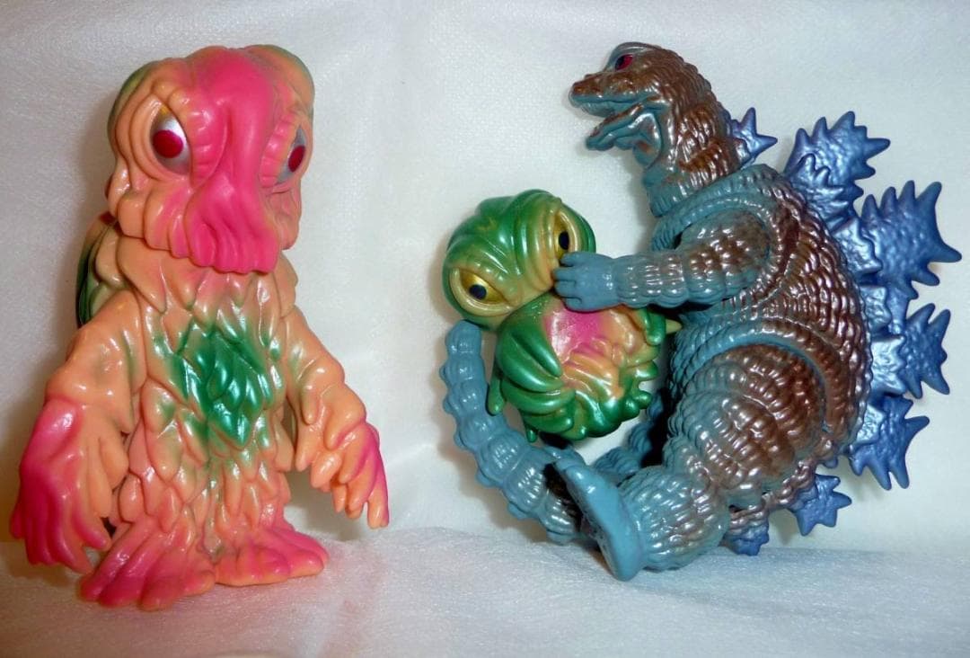 ヘドゴジセット「ゴジラ対ヘドラ」（マーミット）未開封ソフビ 怪獣