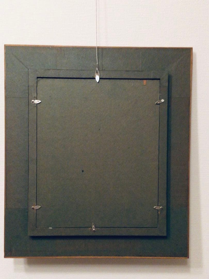 ◉真作保証◉日本美術家連盟 洋画家〓今井 隆◉横向きの少女◉油彩画 F3 額装◉