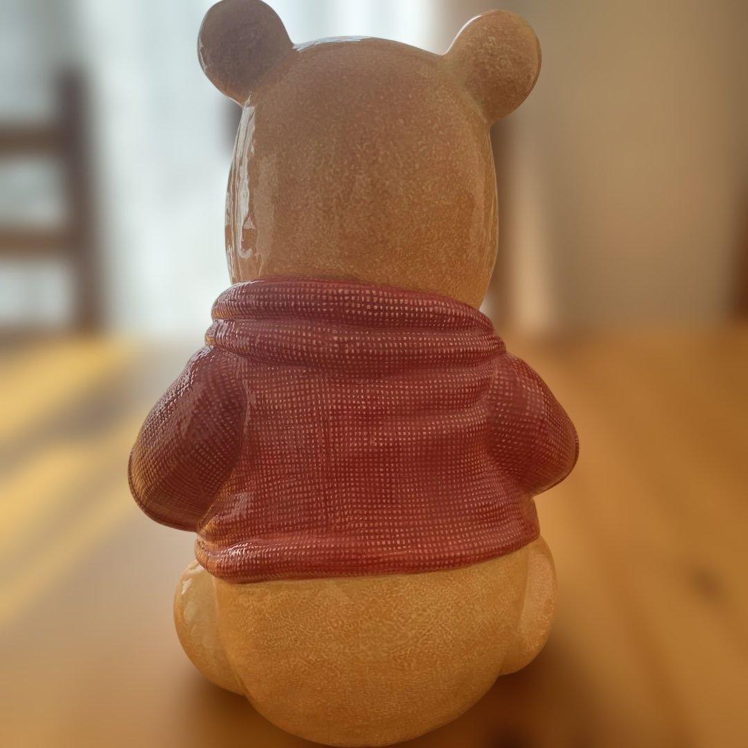 ディズニーSimply Pooh プーさん クッキージャー 陶器 キャニスター