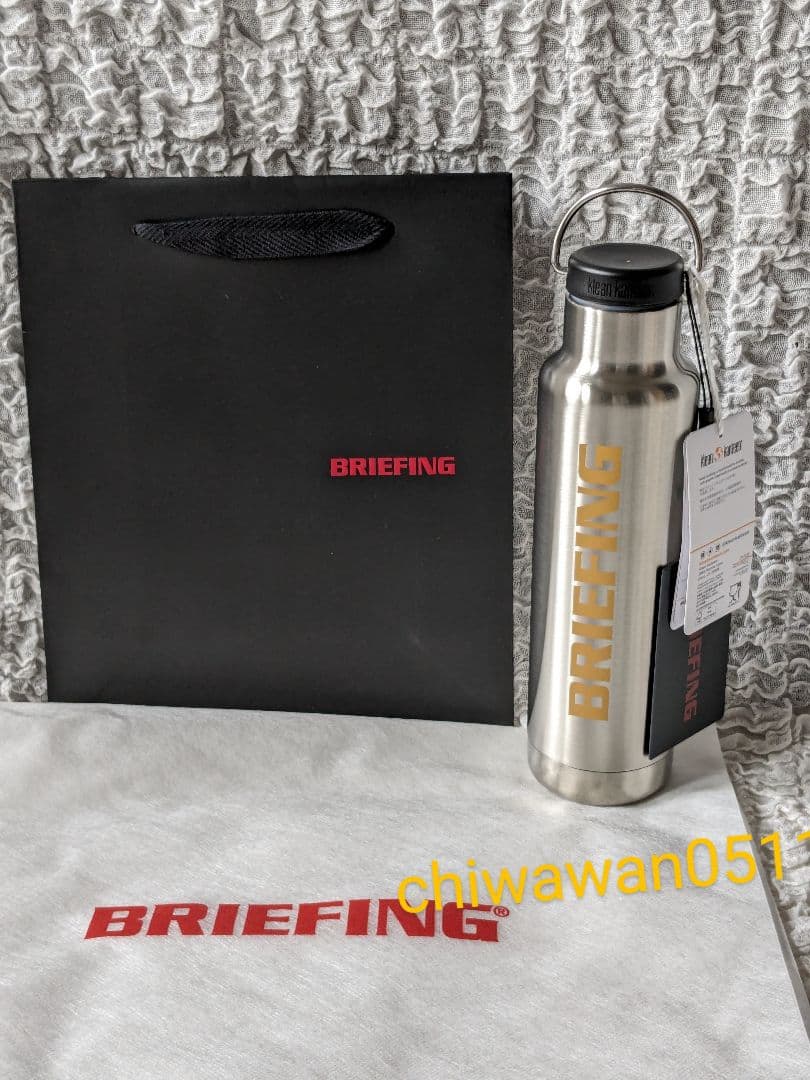 ブリーフィング×クリーンカンティーン◆ステンレスボトル 水筒 シルバー◆新品 BRIEFING（ブリーフィング）の「【ブリーフィングゴルフ×クリーンカン