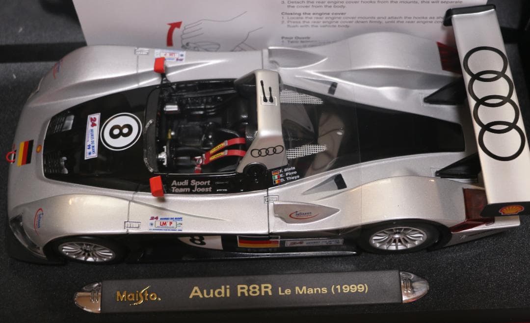 MAISTO製 アウディーR8R ル・マン1999 1/18 中古品 - メルカリ