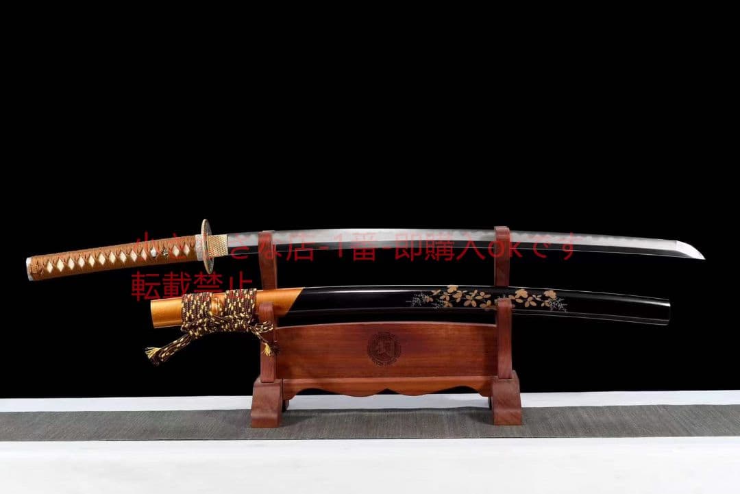 高級武士刀【春蘭秋菊】古兵器 武具 刀装具 日本刀 模造刀 居合